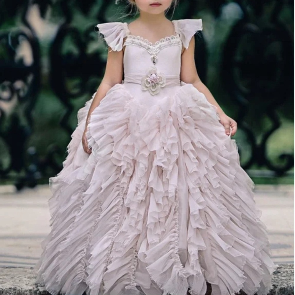 Dollcake Sugar Ruffle Frothy Frock Dress Size 4